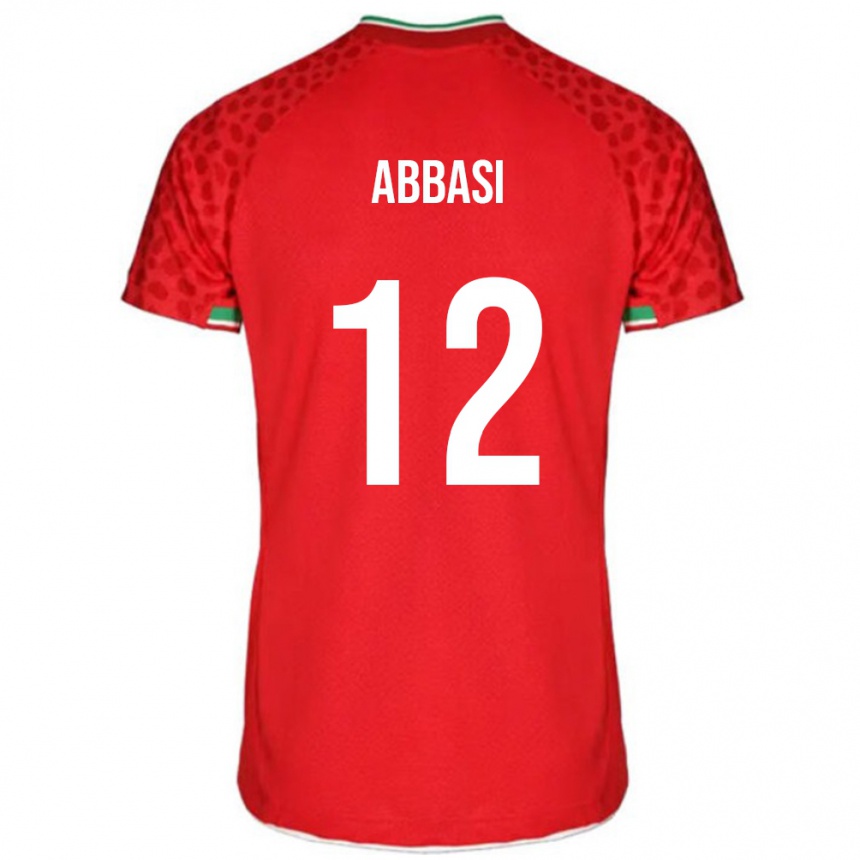 ילדים כדורגל איראן Armin Abbasi #12 אָדוֹם הרחק ג'רזי 24-26