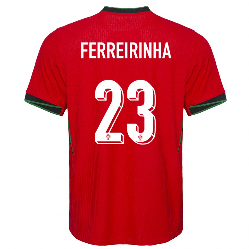 גברים כדורגל פורטוגל Afonso Ferreirinha #23 אָדוֹם ג'רזי ביתית 24-26