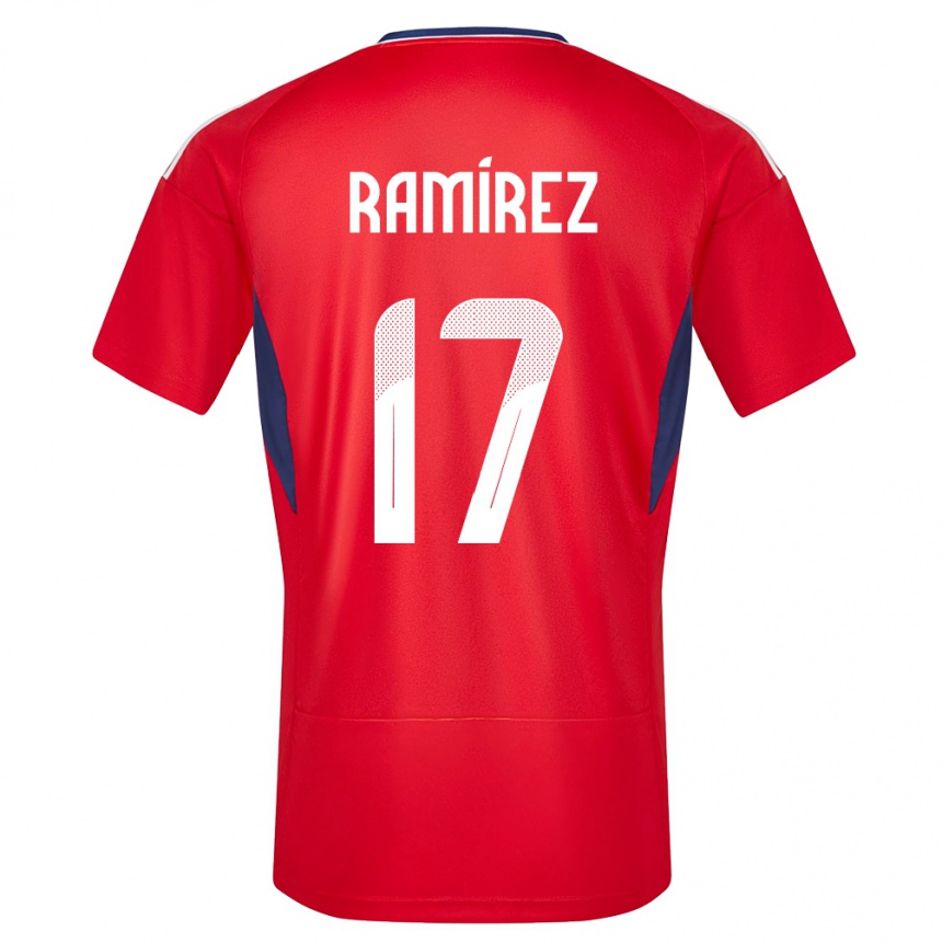 גברים כדורגל קוסטה ריקה Dylan Ramírez #17 אָדוֹם ג'רזי ביתית 24-26