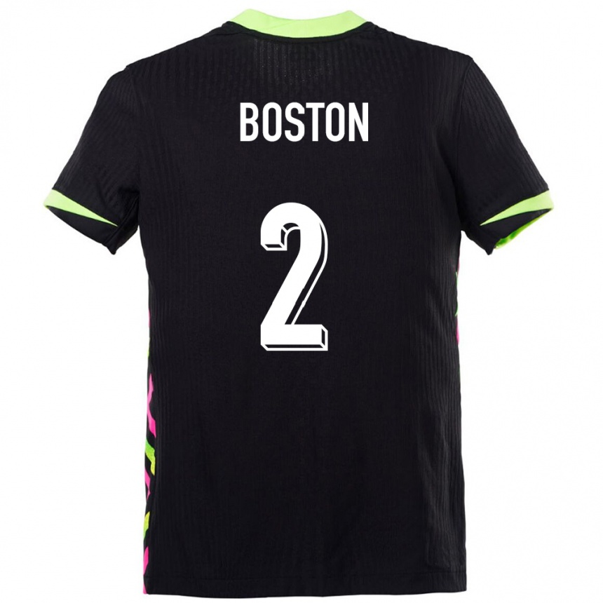 גברים כדורגל אוֹסטְרַלִיָה Isiah Boston #2 כחול כהה הרחק ג'רזי 24-26