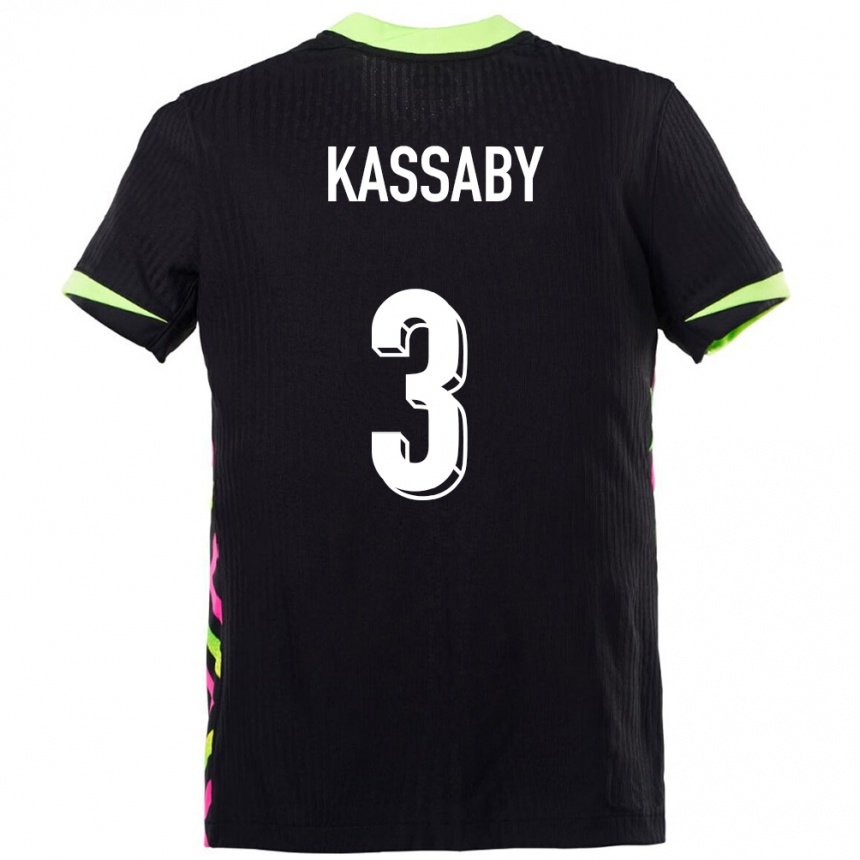 גברים כדורגל אוֹסטְרַלִיָה Zayd Kassaby #3 כחול כהה הרחק ג'רזי 24-26