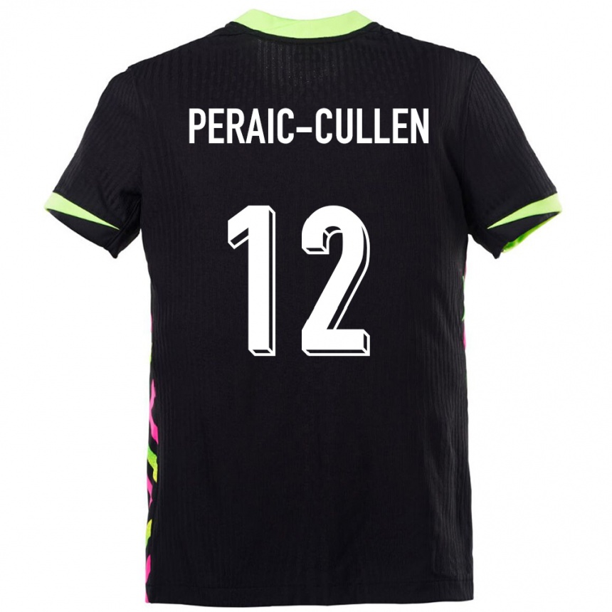 גברים כדורגל אוֹסטְרַלִיָה Dylan Peraić-Cullen #12 כחול כהה הרחק ג'רזי 24-26