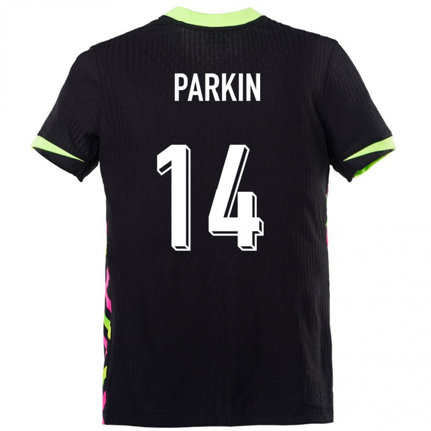 גברים כדורגל אוֹסטְרַלִיָה Charlie Parkin #14 כחול כהה הרחק ג'רזי 24-26