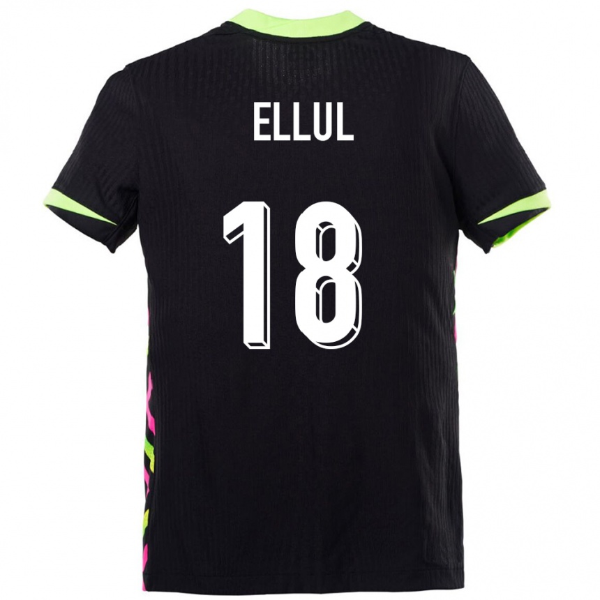 גברים כדורגל אוֹסטְרַלִיָה Noah Ellul #18 כחול כהה הרחק ג'רזי 24-26
