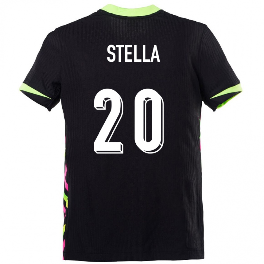 גברים כדורגל אוֹסטְרַלִיָה Xavier Stella #20 כחול כהה הרחק ג'רזי 24-26