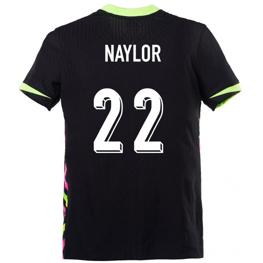 גברים כדורגל אוֹסטְרַלִיָה Max Naylor #22 כחול כהה הרחק ג'רזי 24-26