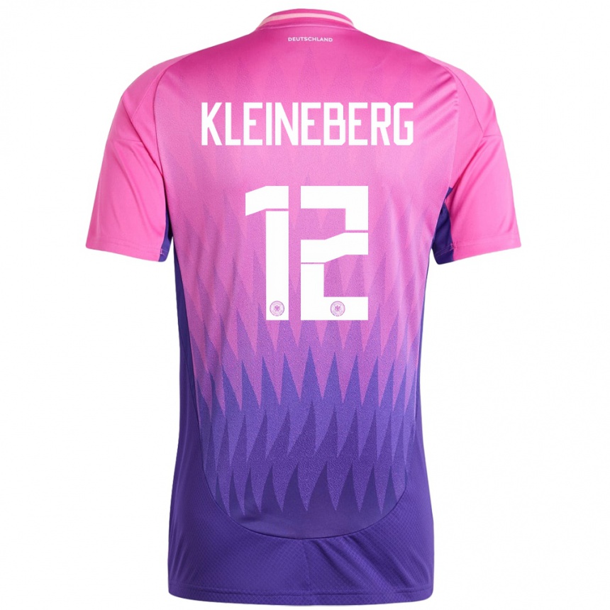 גברים כדורגל גרמניה Philip Kleineberg #12 ורוד סגול הרחק ג'רזי 24-26