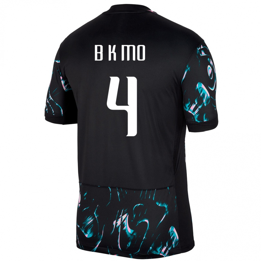 גברים כדורגל דרום קוריאה Kyung-Bin Mo #4 שָׁחוֹר הרחק ג'רזי 24-26