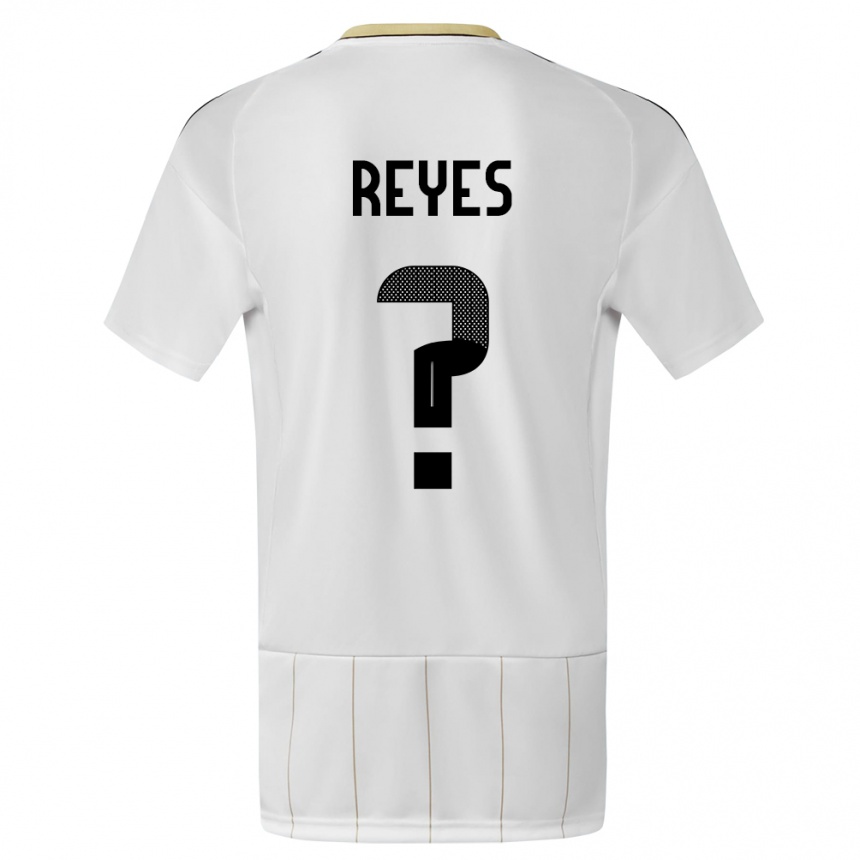גברים כדורגל קוסטה ריקה Nery Reyes #0 לבן הרחק ג'רזי 24-26