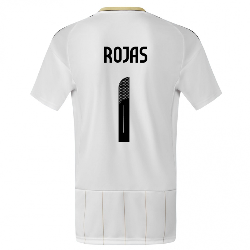 גברים כדורגל קוסטה ריקה Berny Rojas #1 לבן הרחק ג'רזי 24-26
