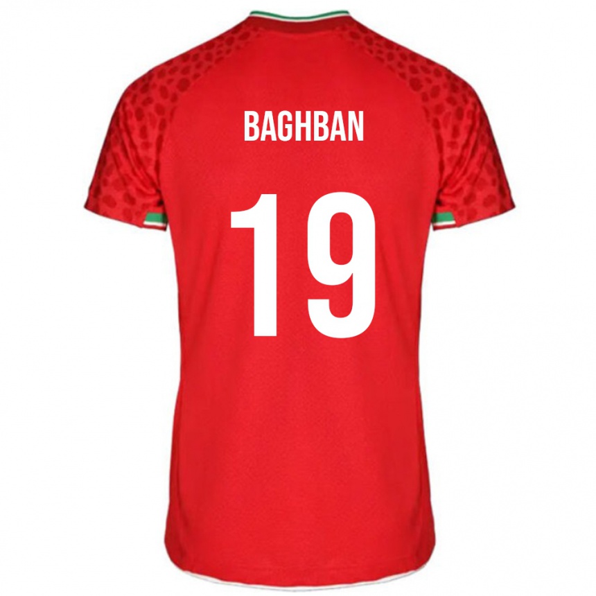 גברים כדורגל איראן Hadi Baghban #19 אָדוֹם הרחק ג'רזי 24-26