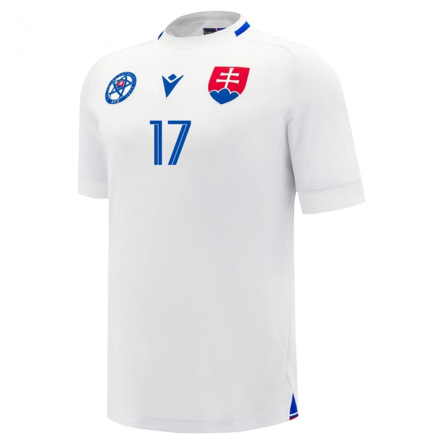 גברים כדורגל סלובקיה Christian Hamsik #17 לָבָן הרחק ג'רזי 24-26
