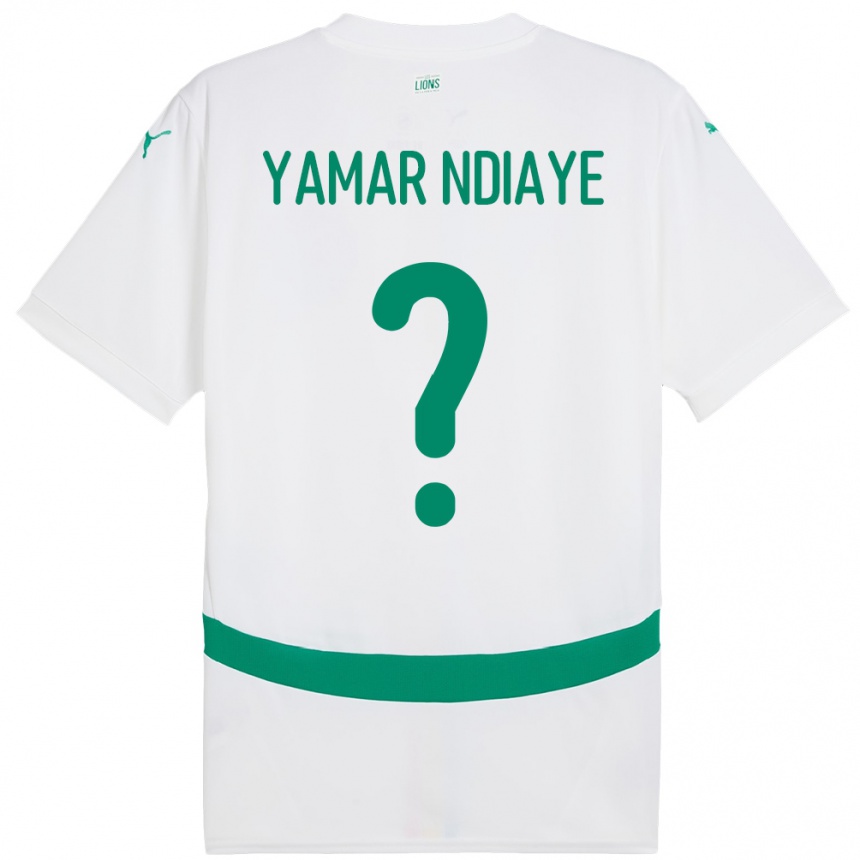 נשים כדורגל סנגל El Hadj Yamar Ndiaye #0 לָבָן ג'רזי ביתית 24-26