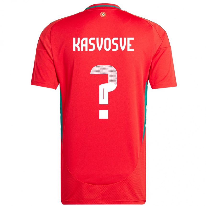 נשים כדורגל ויילס Henry Kasvosve #0 אָדוֹם ג'רזי ביתית 24-26