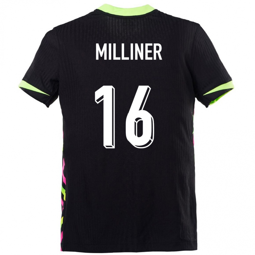 נשים כדורגל אוֹסטְרַלִיָה Miles Milliner #16 כחול כהה הרחק ג'רזי 24-26