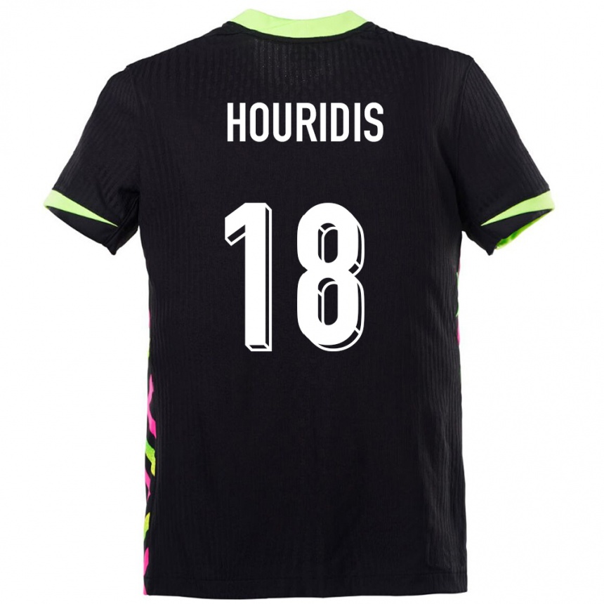נשים כדורגל אוֹסטְרַלִיָה James Houridis #18 כחול כהה הרחק ג'רזי 24-26