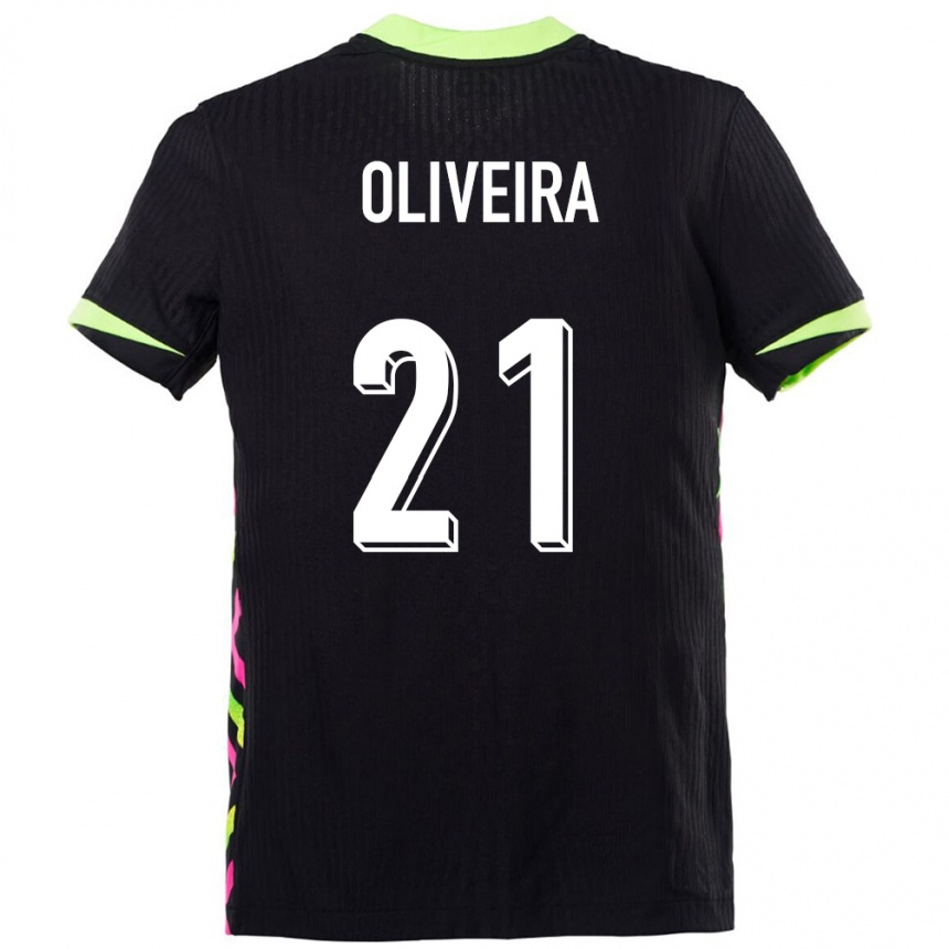 נשים כדורגל אוֹסטְרַלִיָה Henrique Oliveira #21 כחול כהה הרחק ג'רזי 24-26