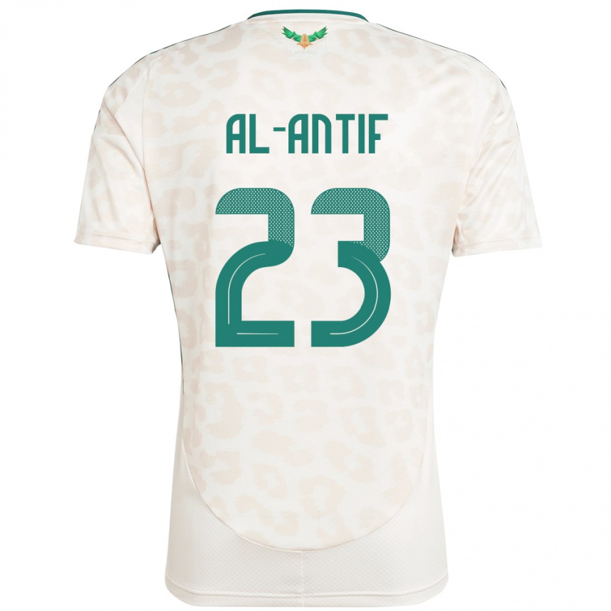 נשים כדורגל ערב הסעודית Habib Al-Antif #23 לָבָן הרחק ג'רזי 24-26
