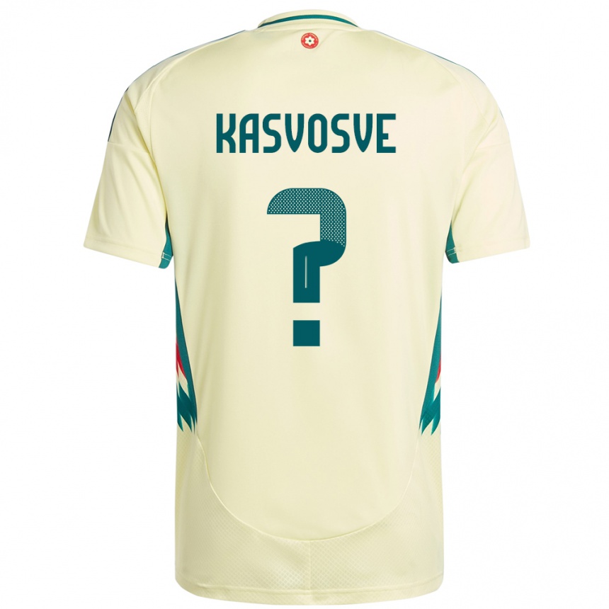 נשים כדורגל ויילס Henry Kasvosve #0 בז' צהוב הרחק ג'רזי 24-26