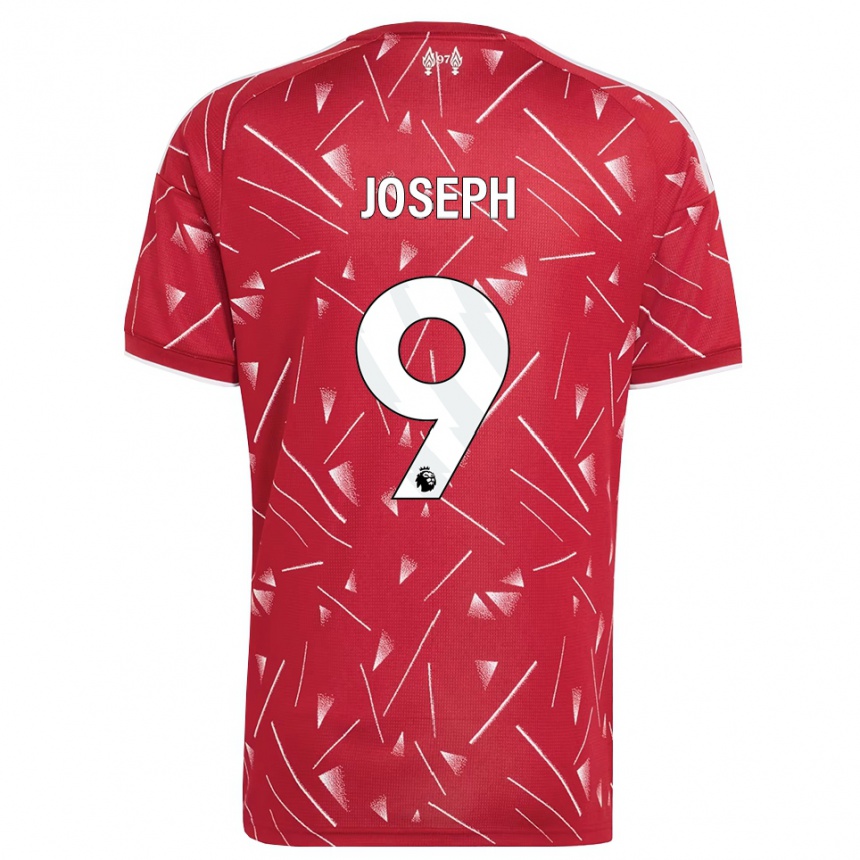 נשים כדורגל Vincent Joseph #9 לבן אדום ג'רזי ביתית 2026/27