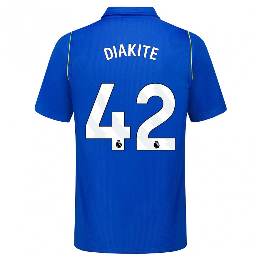 נשים כדורגל Calvin Diakite #42 כחול צהוב ג'רזי ביתית 2026/27