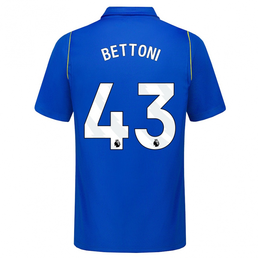 נשים כדורגל Harrison Bettoni #43 כחול צהוב ג'רזי ביתית 2026/27