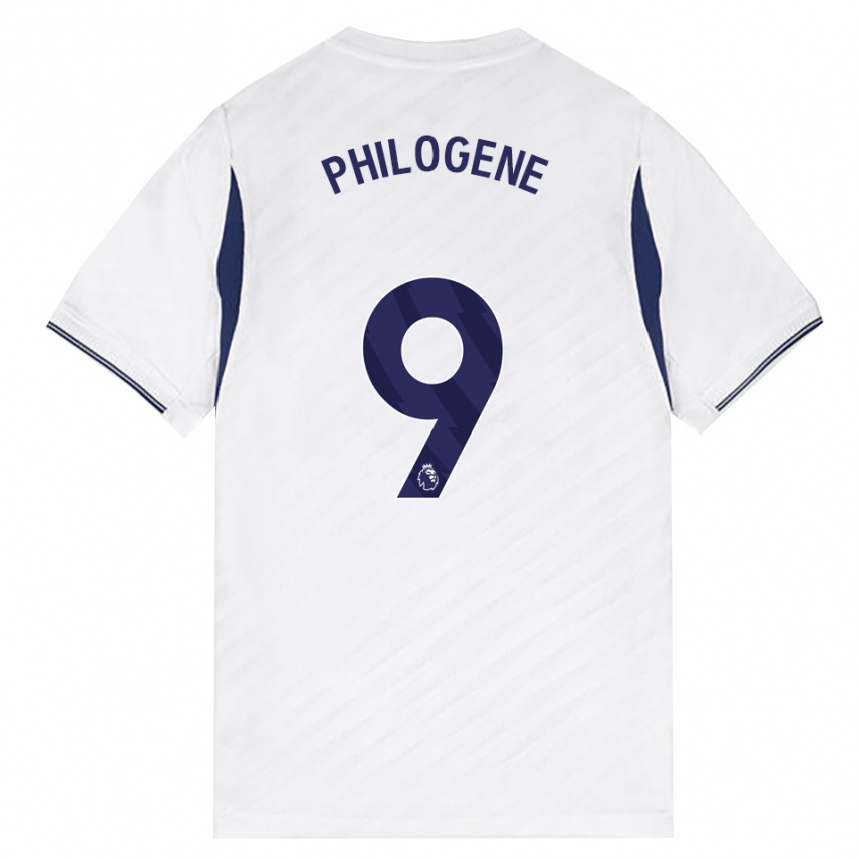 נשים כדורגל Blake Philogene #9 לבן אדום סגול ג'רזי ביתית 2026/27