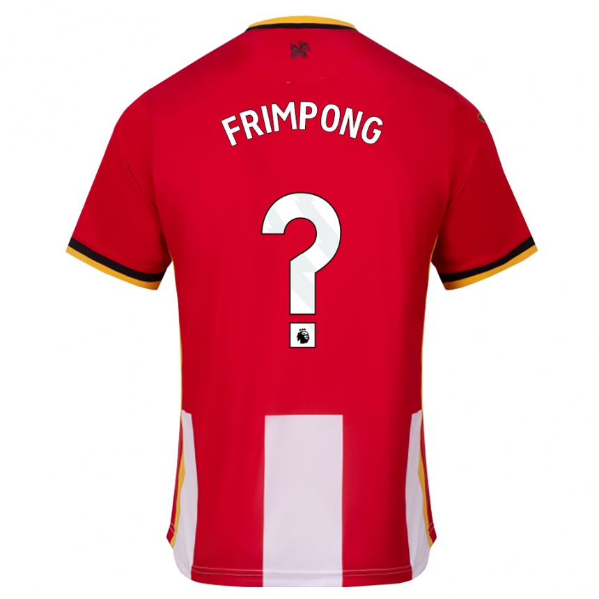 נשים כדורגל Charles Frimpong #0 צהוב שחור אדום ג'רזי ביתית 2026/27