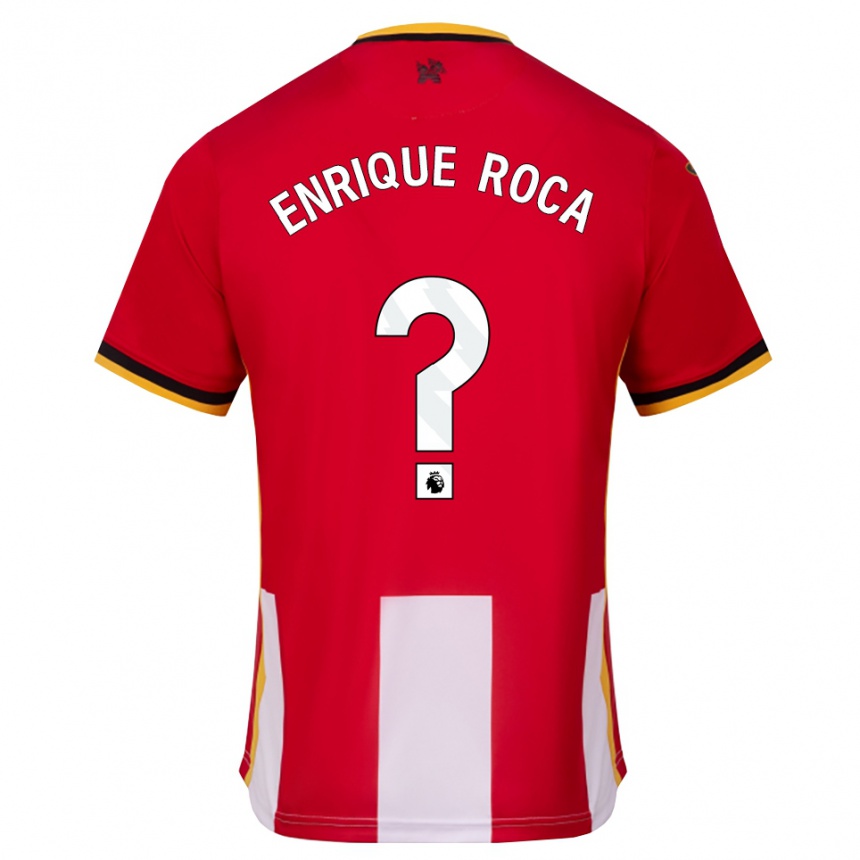 נשים כדורגל Enrique Roca #0 צהוב שחור אדום ג'רזי ביתית 2026/27