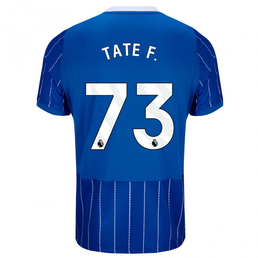 נשים כדורגל Tate Ferdinand #73 כחול מדיום לבן ג'רזי ביתית 2026/27