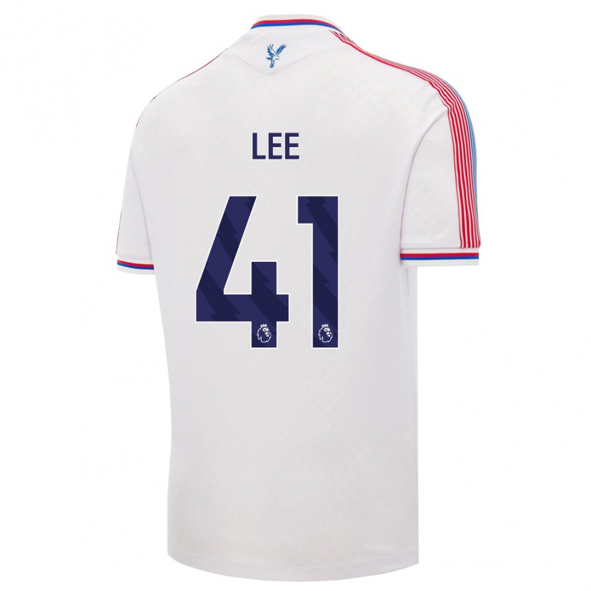 נשים כדורגל Harry Lee #41 לבן אדום כחול ג'רזי ביתית 2026/27 נשים כדורגל Harry Lee #41 לבן אדום כחול ג'רזי ביתית 2026/27