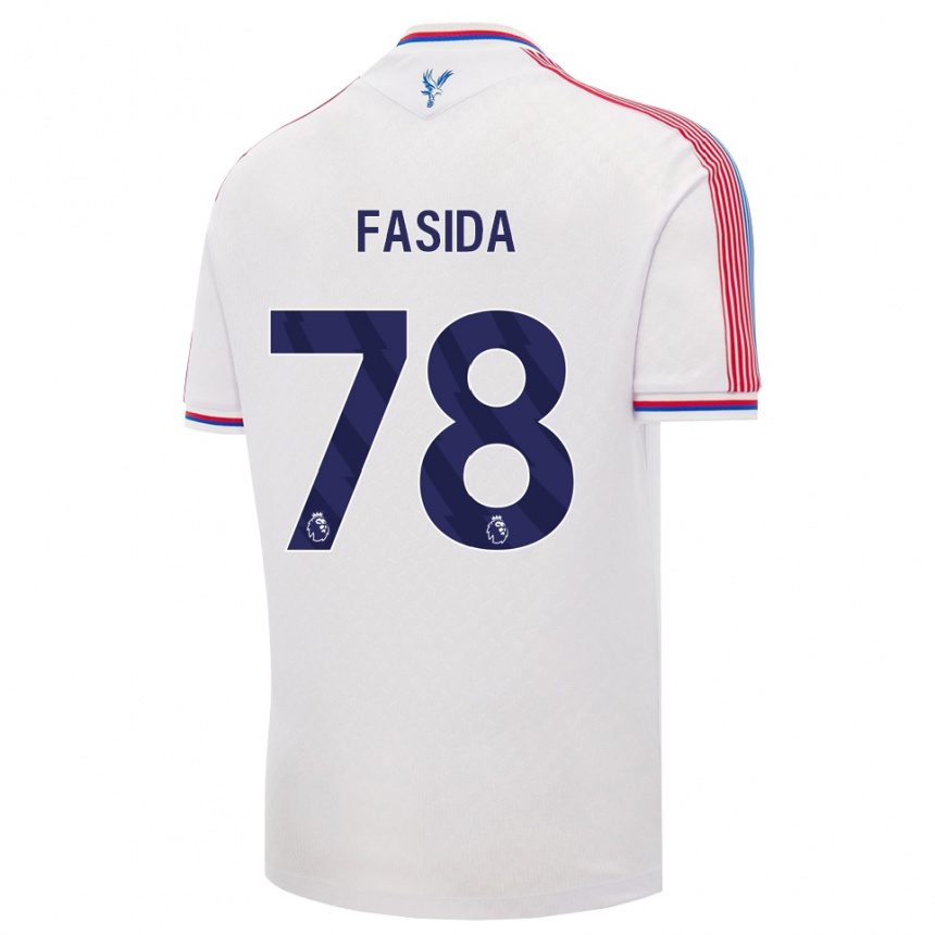 נשים כדורגל Jacob Fasida #78 לבן אדום כחול ג'רזי ביתית 2026/27