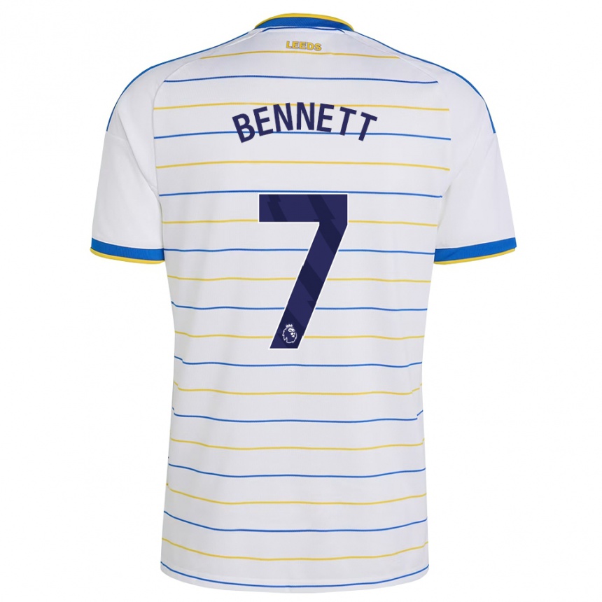 נשים כדורגל Oliver Bennett #7 אדום צהוב כחול ג'רזי ביתית 2026/27