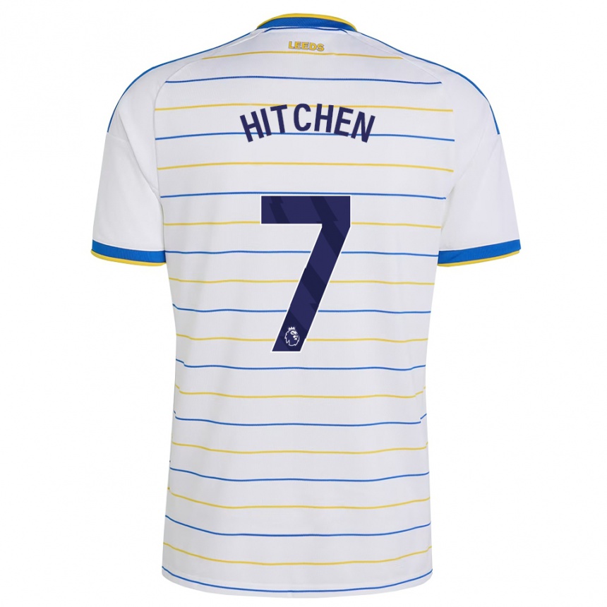נשים כדורגל Zach Hitchen #7 אדום צהוב כחול ג'רזי ביתית 2026/27