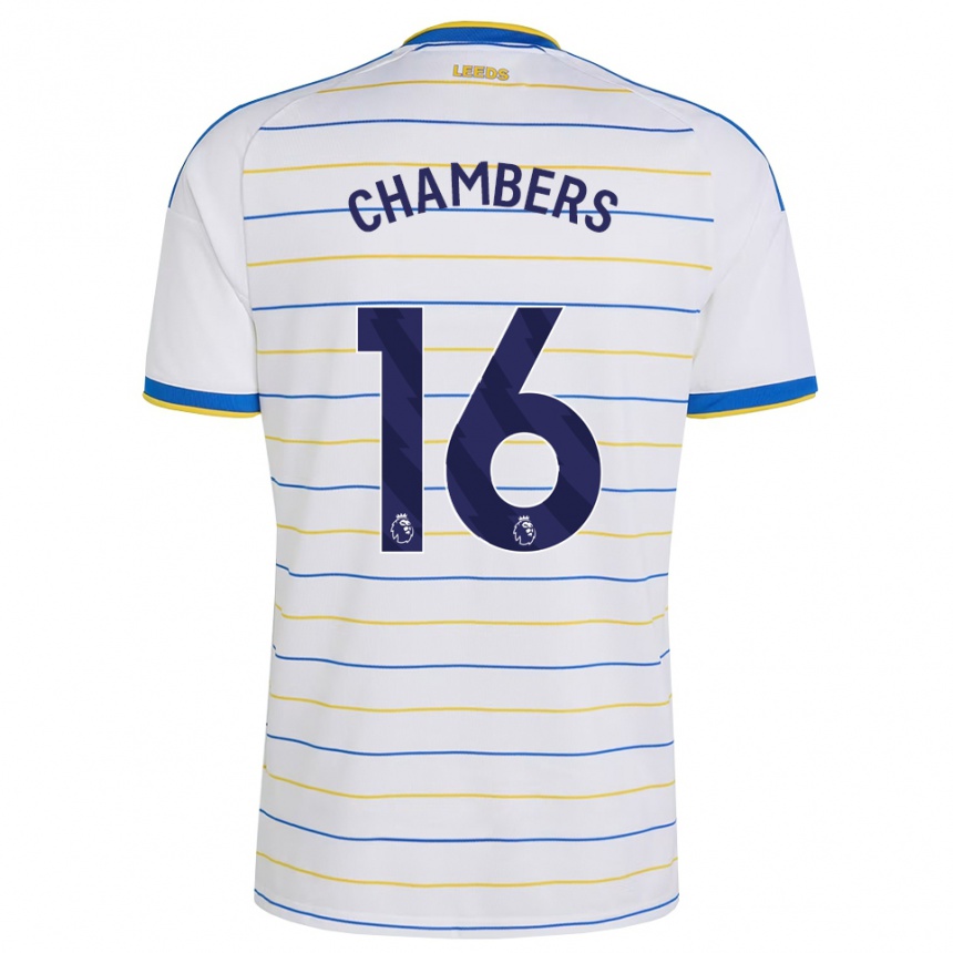 נשים כדורגל Lloyd Chambers #16 אדום צהוב כחול ג'רזי ביתית 2026/27