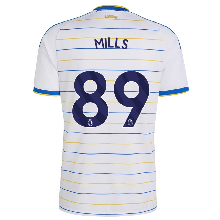 נשים כדורגל Callum Mills #89 אדום צהוב כחול ג'רזי ביתית 2026/27