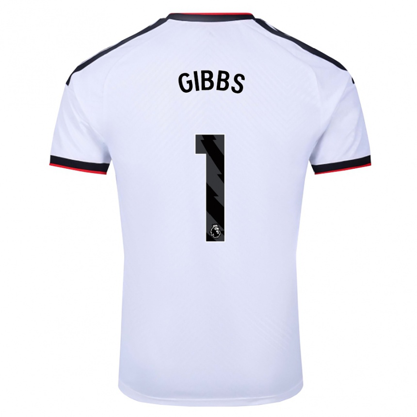 נשים כדורגל Frankie Gibbs #1 לבן שחור אדום ג'רזי ביתית 2026/27