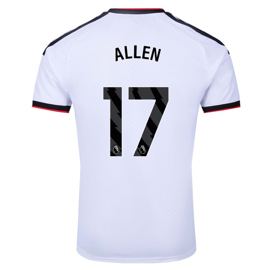 נשים כדורגל Isaiah Allen #17 לבן שחור אדום ג'רזי ביתית 2026/27