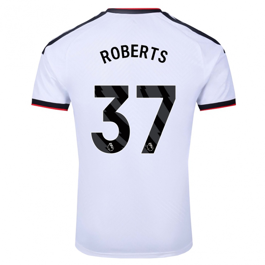 נשים כדורגל Sophia Roberts #37 לבן שחור אדום ג'רזי ביתית 2026/27