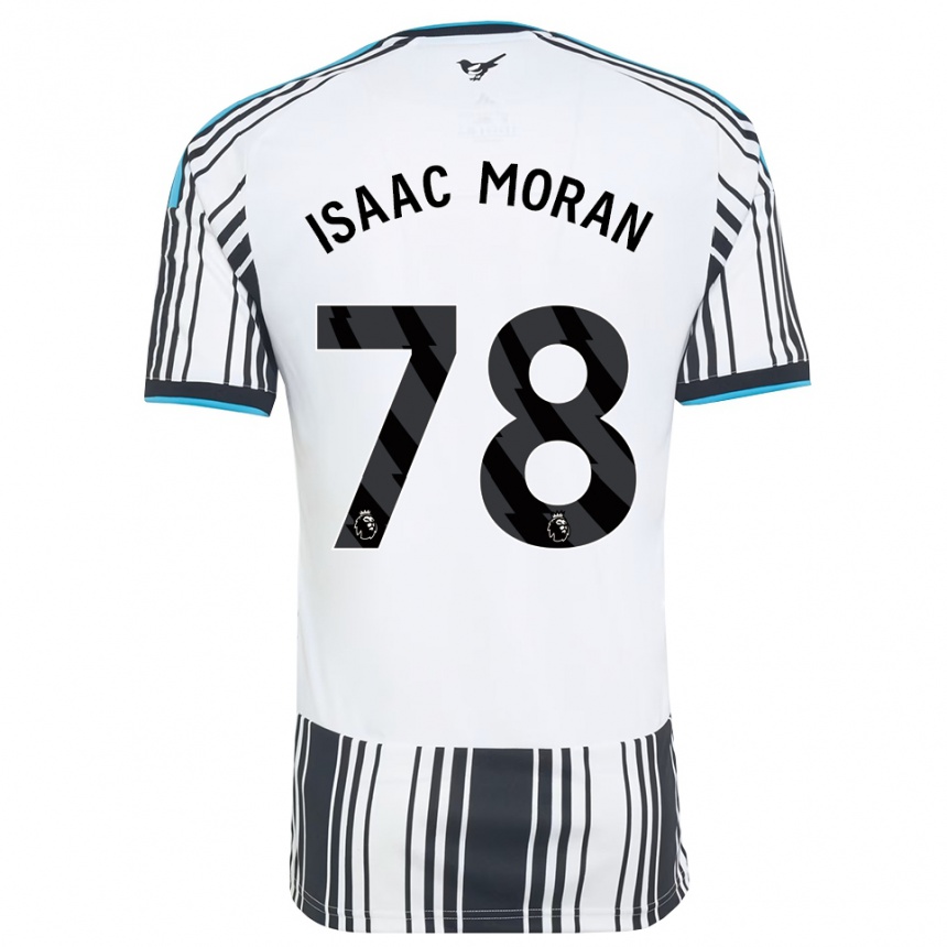 נשים כדורגל Isaac Moran #78 כחול שמיים שחור לבן ג'רזי ביתית 2026/27