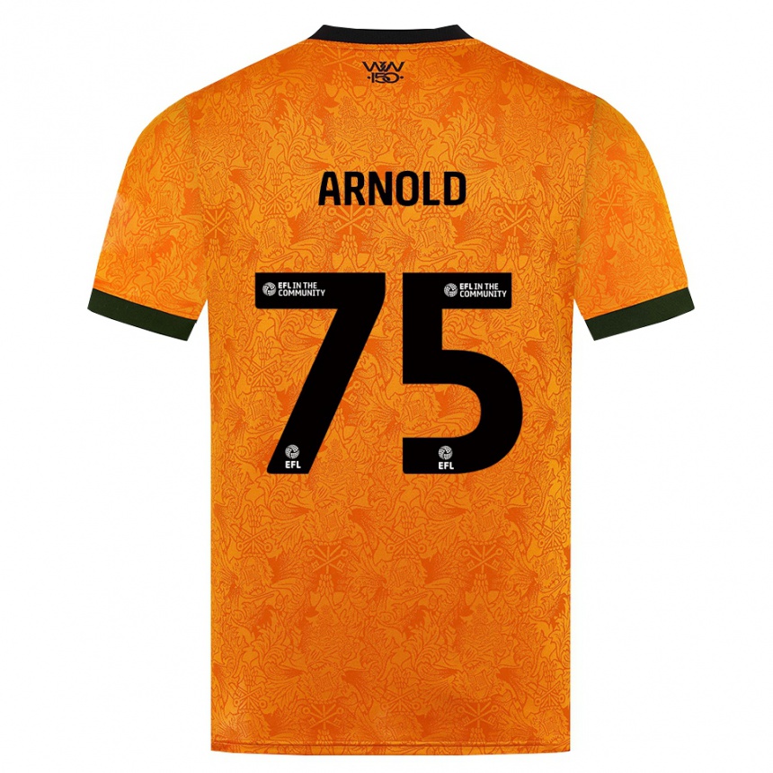 נשים כדורגל Alfie Arnold #75 כתום שחור ג'רזי ביתית 2026/27