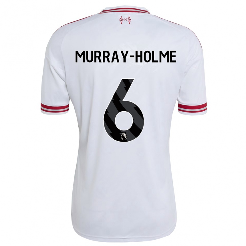 נשים כדורגל Hadyn Murray-Holme #6 אדום לבן הרחק ג'רזי 2026/27 נשים כדורגל Hadyn Murray-Holme #6 אדום לבן הרחק ג'רזי 2026/27