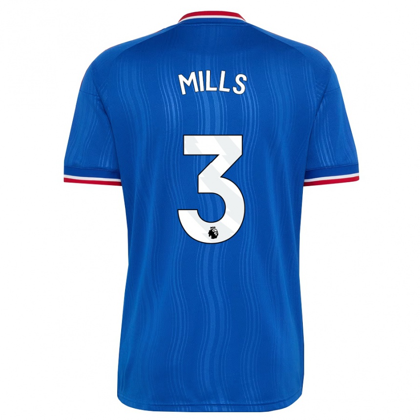 נשים כדורגל Albert Mills #3 כחול לבן אדום הרחק ג'רזי 2026/27 נשים כדורגל Albert Mills #3 כחול לבן אדום הרחק ג'רזי 2026/27