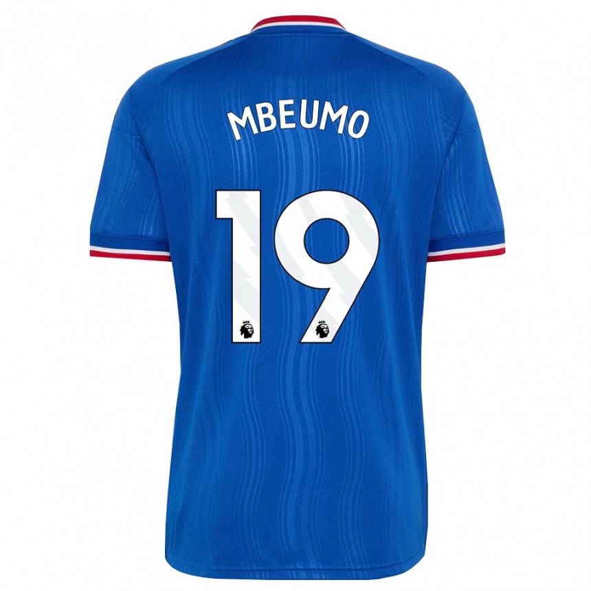 נשים כדורגל בריאן אמבאומו #19 כחול לבן אדום הרחק ג'רזי 2026/27