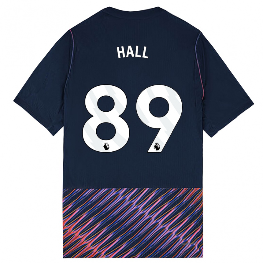 נשים כדורגל Tye Hall #89 כחול רויאל לבן הרחק ג'רזי 2026/27