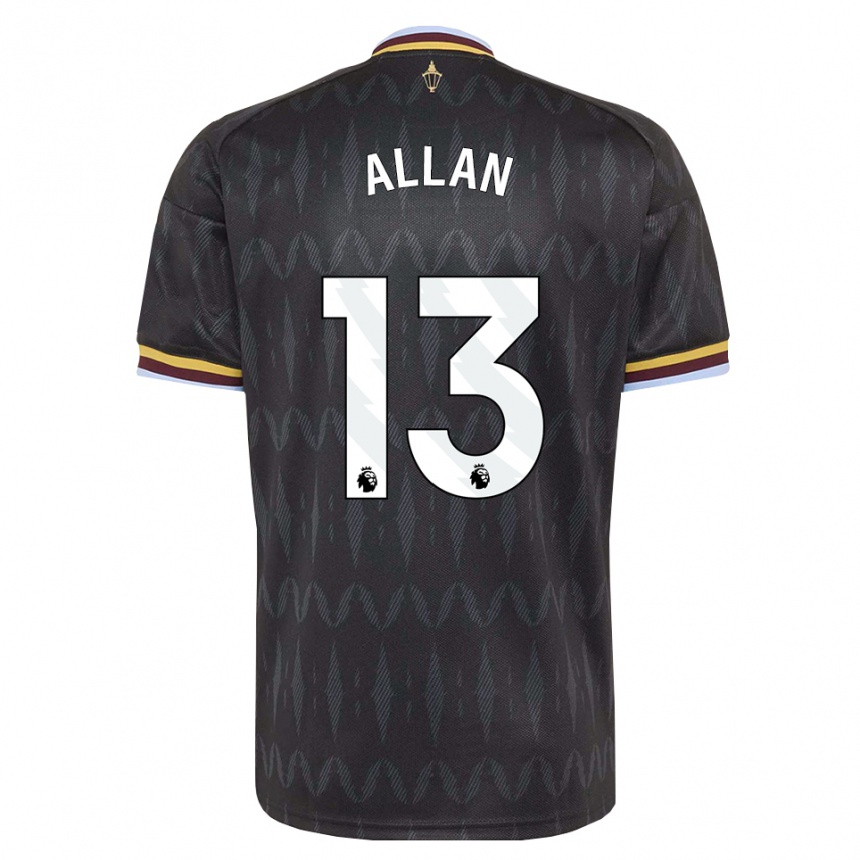 נשים כדורגל Jack Allan #13 כחול קורנפלאוור שחור צהוב הרחק ג'רזי 2026/27