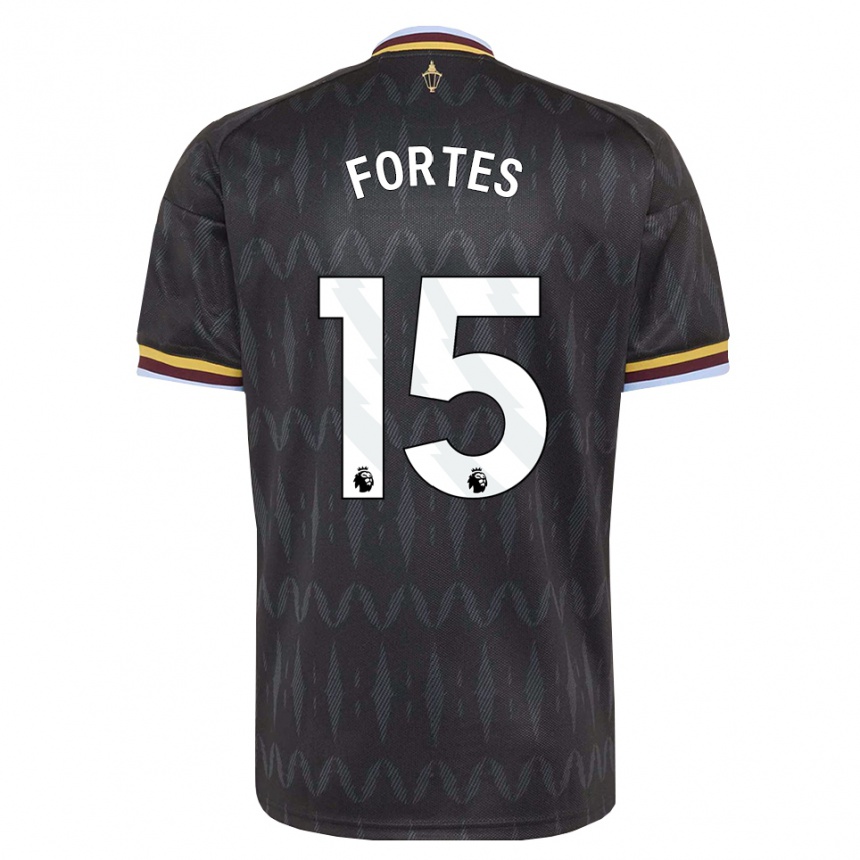 נשים כדורגל Rodrigo Fortes #15 כחול קורנפלאוור שחור צהוב הרחק ג'רזי 2026/27