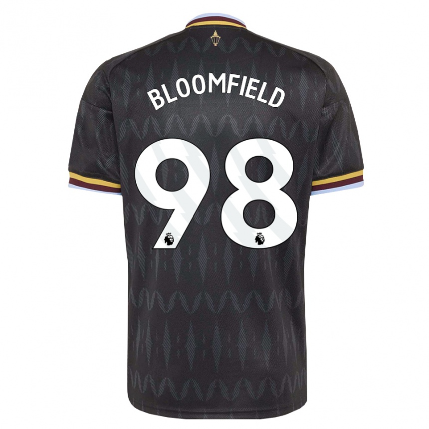 נשים כדורגל Teddie Bloomfield #98 כחול קורנפלאוור שחור צהוב הרחק ג'רזי 2026/27