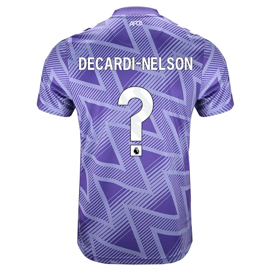 נשים כדורגל Denzel Decardi-Nelson #0 ורוד בהיר מאוד לבן הרחק ג'רזי 2026/27