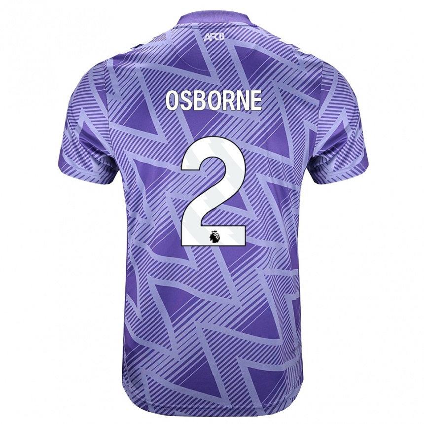 נשים כדורגל Charlie Osborne #2 ורוד בהיר מאוד לבן הרחק ג'רזי 2026/27